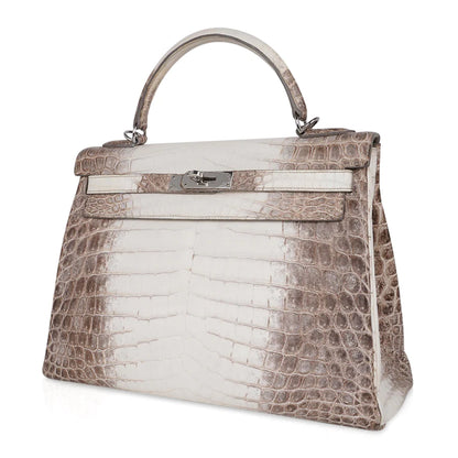 Kelly 32 Himalaya Crocodile Bag