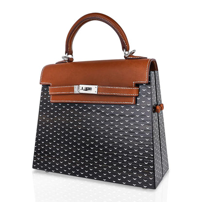 Kellywood 22 Wood, Aluminum & Barenia Leather Bag