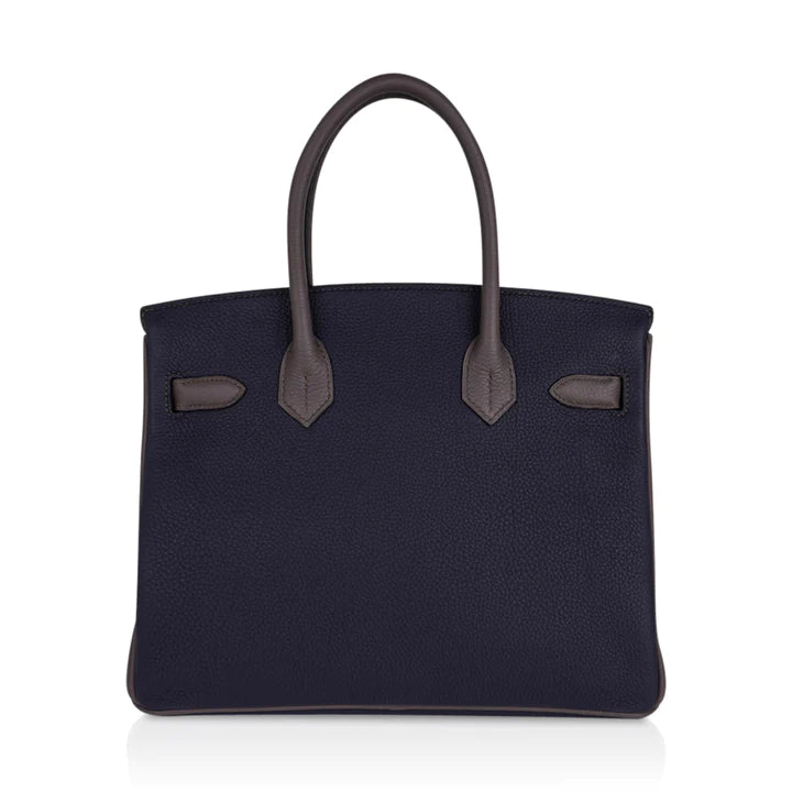 Birkin 30 HSS Blue Nuit & Etain Togo Leather Bag