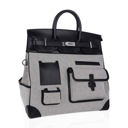 Birkin 40 HAC Cargo Black Bag