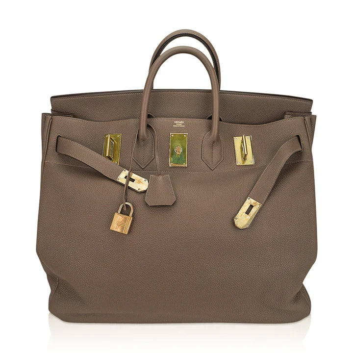 Birkin 50 HAC Etoupe Togo Leather Bag