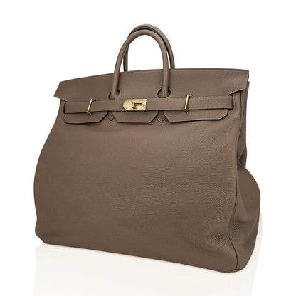 Birkin 50 HAC Etoupe Togo Leather Bag