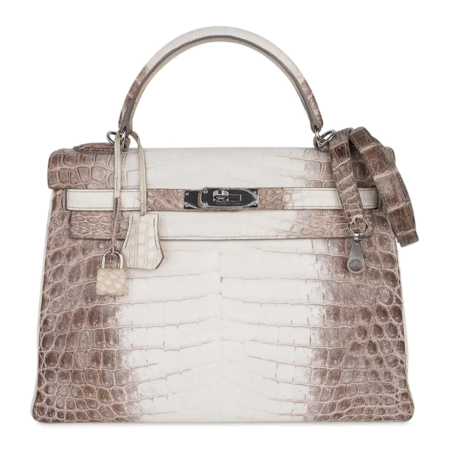 Kelly 32 Himalaya Crocodile Bag