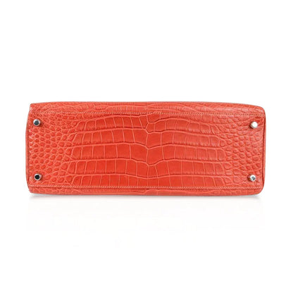 Kelly 35 Bag Retourne Sanguine Matte Alligator Bag