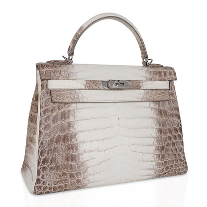 Kelly 32 Himalaya Crocodile Bag